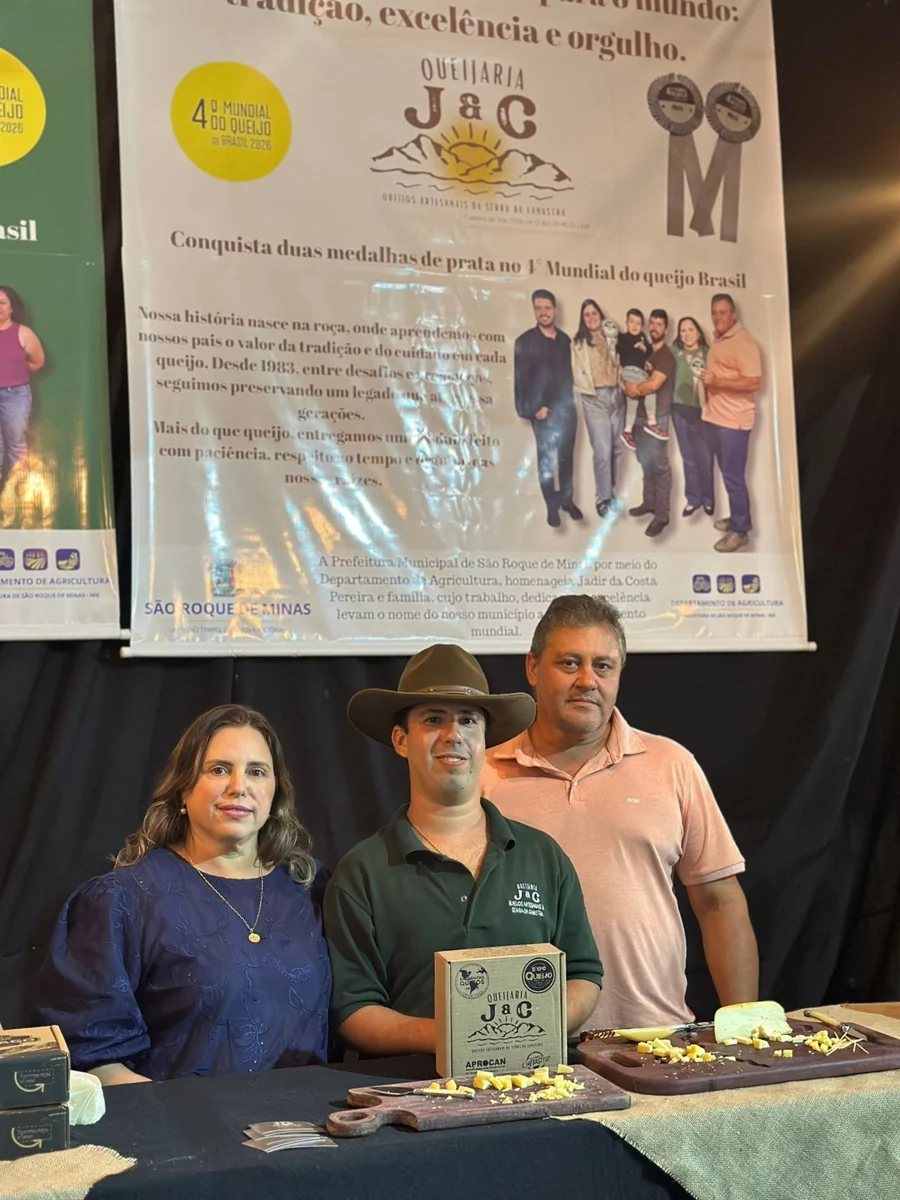 J&C na feira, com homenagem às duas pratas no Mundial de 2026
